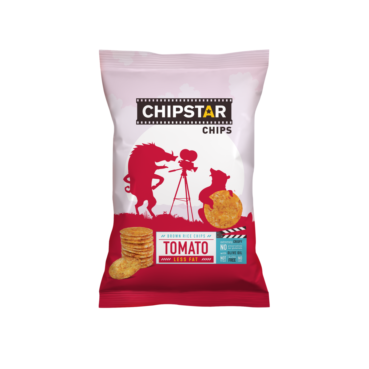 RICE CHIPS WITH TOMATOES 60 g x 1 pcs.