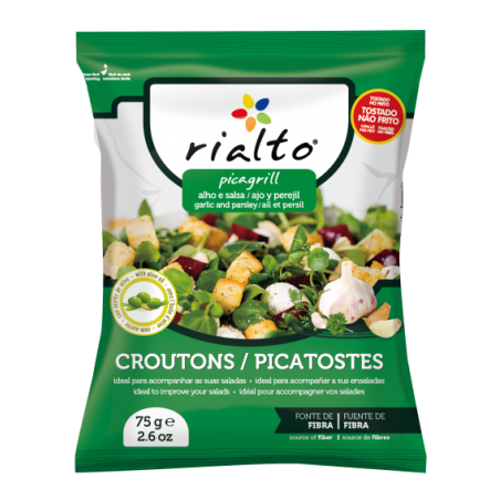 Croutons with garlic, parsley and olive oil, RIALTO 75g x 24units