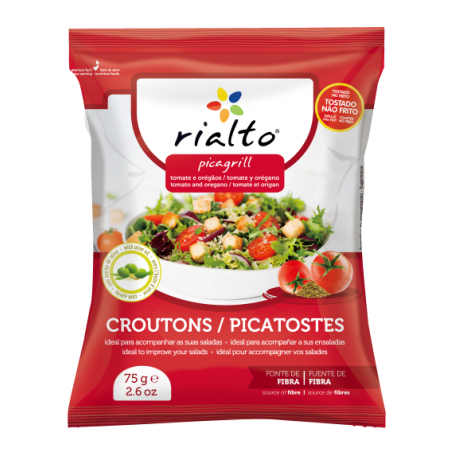 Croutons with tomato, oregano and olive oil, RIALTO 75g x 24 units