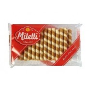 Waffle tubes MILETTI with vanilla flavor