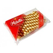 Waffle tubes MILETTI with vanilla flavor