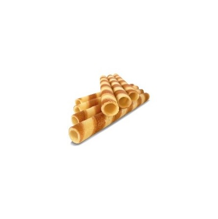 Waffle tubes MILETTI with vanilla flavor