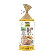 RICEUP! BROWN RICE CAKES WITH SUNFLOWER SEEDS 120 G X 12 PCS