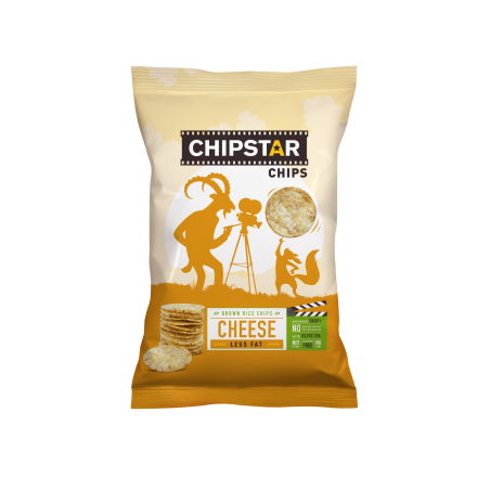 RICE CHIPS WITH CHEESE 60 g x 18 pcs.