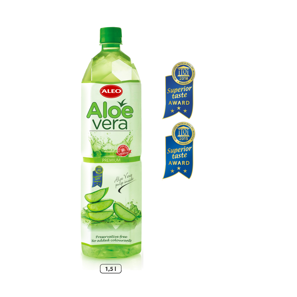 Aloe Vera drink ALEO Premium 1.5 L x 12 pcs.