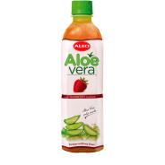 ALEO ALOE VERA DRINK WITH STRAWBERRY FLAVOUR 0,5 L X 24 PCS